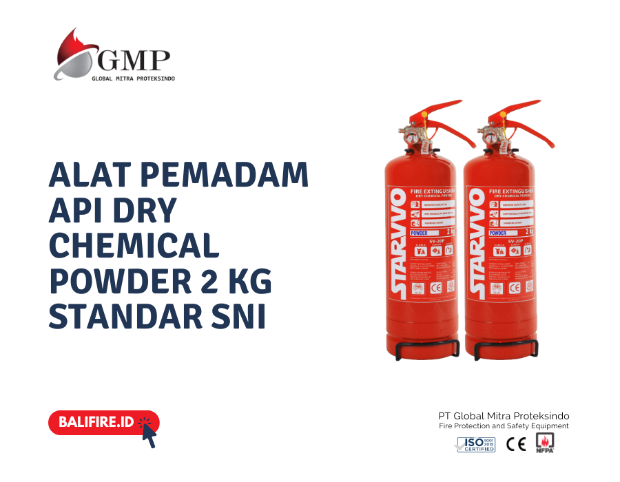 Alat Pemadam Api Dry Chemical Powder 2 Kg STARVVO Berstandar SNI