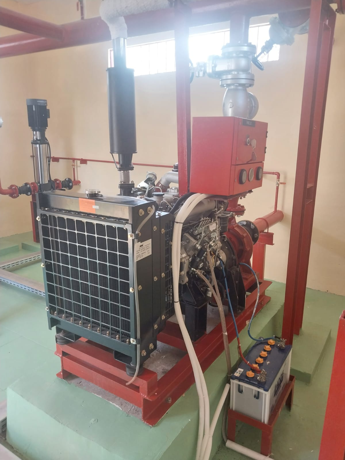 instalasi fire hydrant system