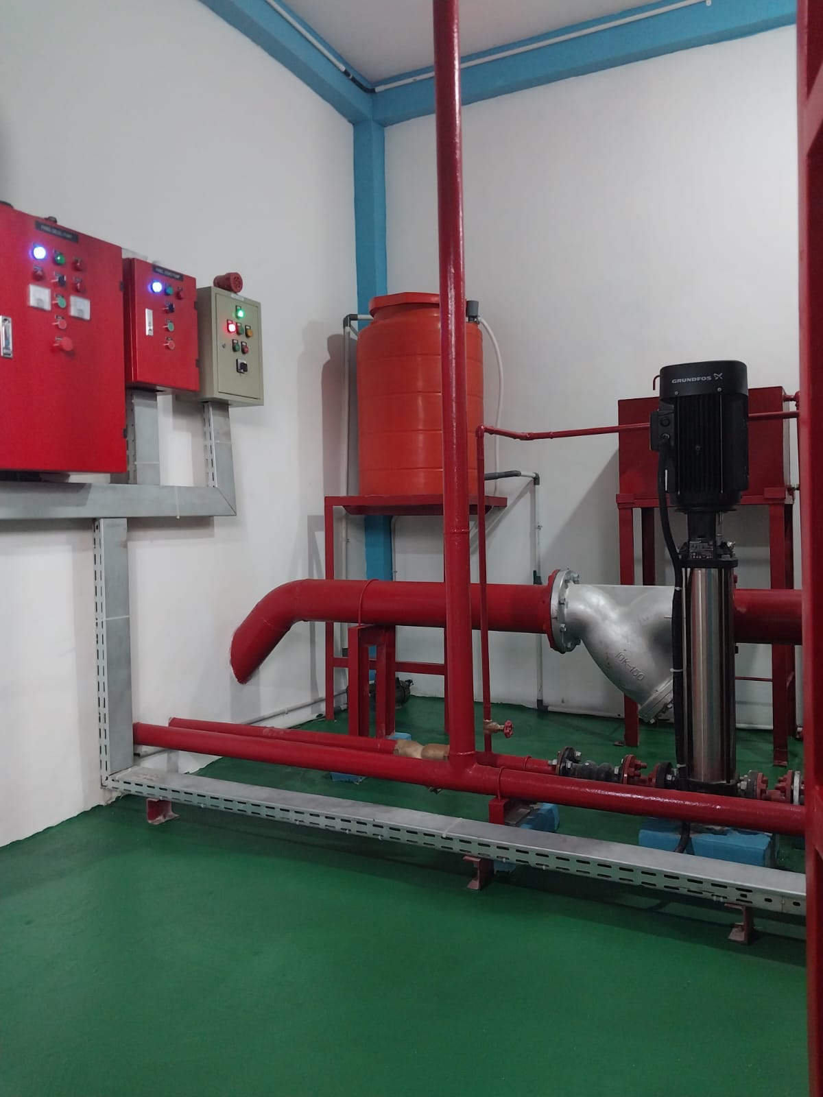 instalasi fire hydrant system