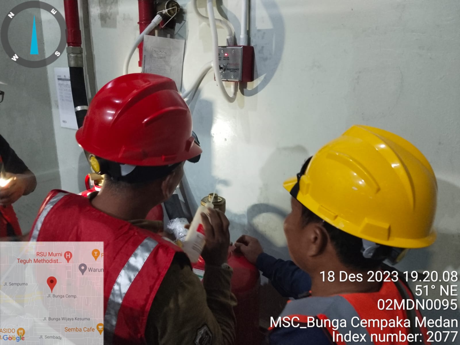 refill / isi ulang gas fm200 bali