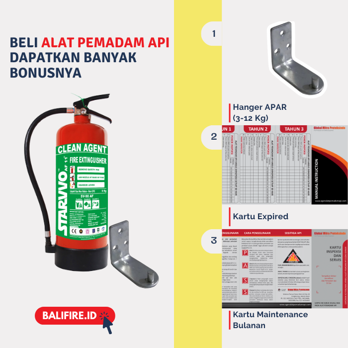 jual alat pemadam api af-11 clean agent 12 Kg