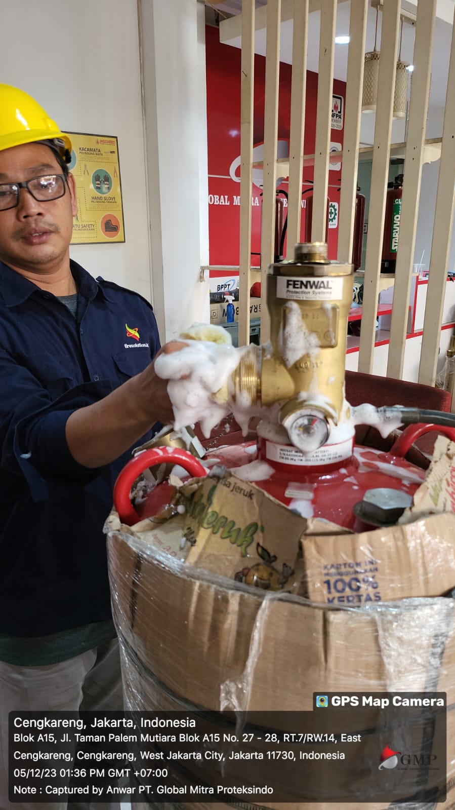 refill / isi ulang gas fm200 bali